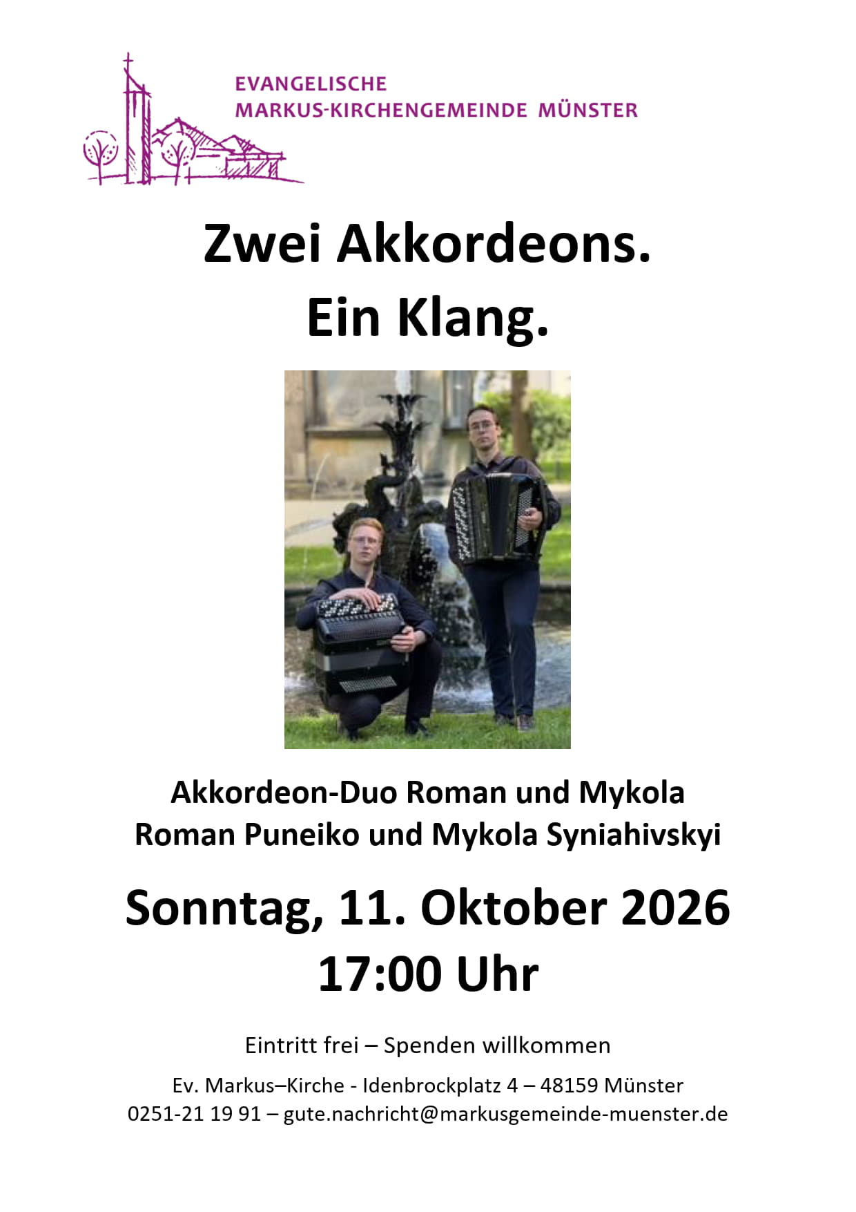 Konzert 11.10.2026