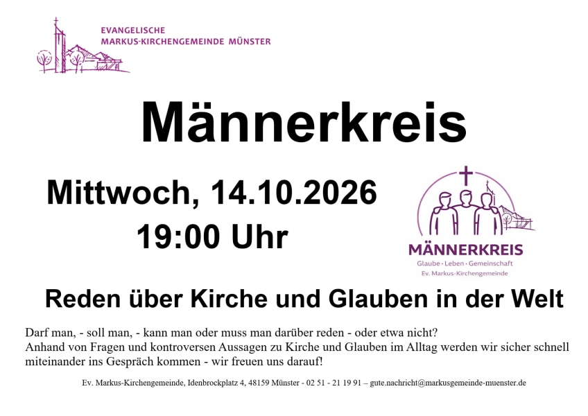 Mannerkreis 14.10.2026 quer